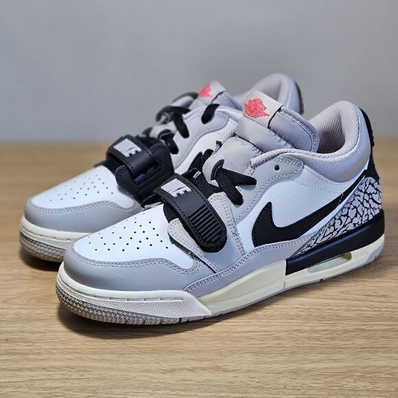 Nike Air Jordan Legacy 312 Low Grey Cement Women's 6.5 Black White CD9054-101 SE - Picture 10 of 16